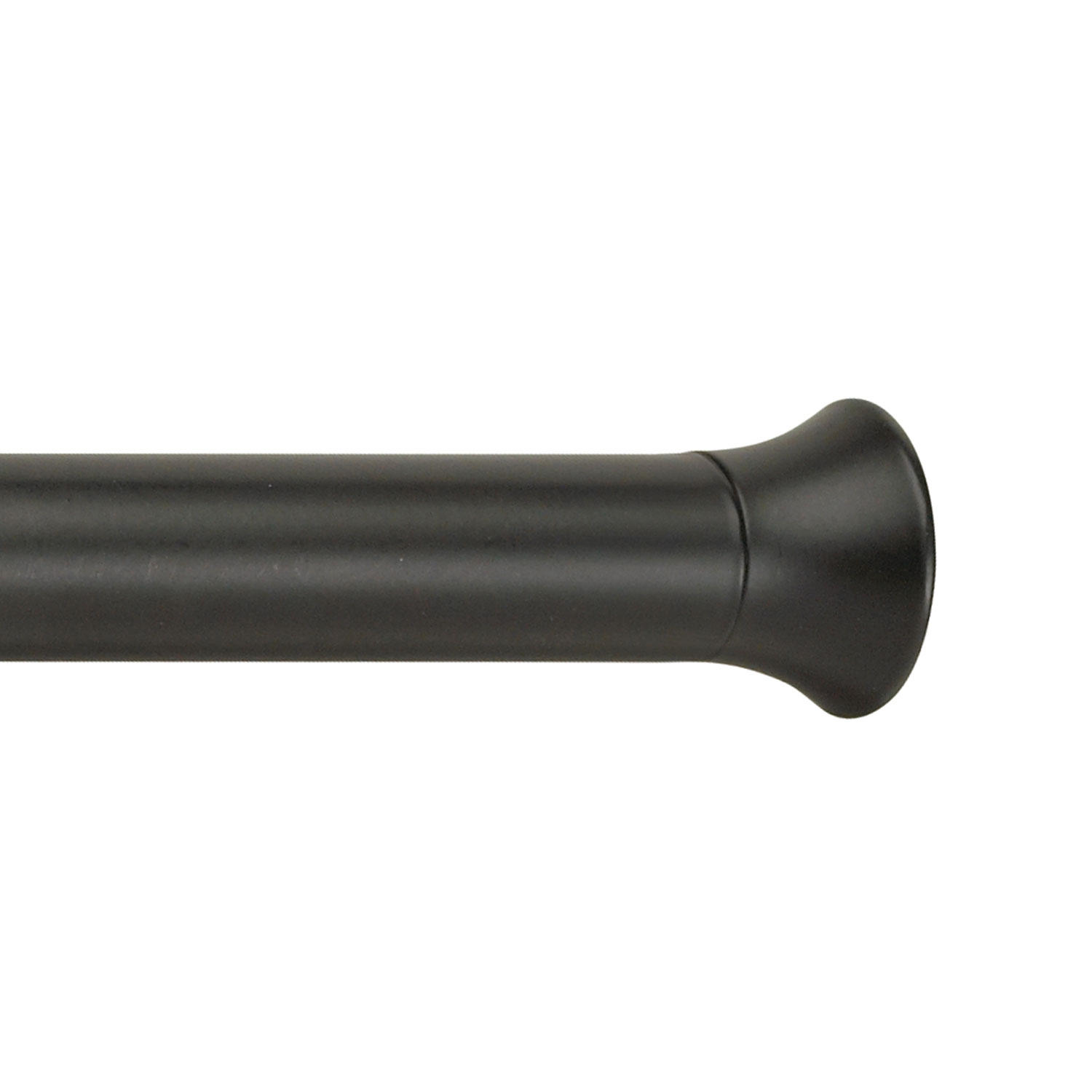 Deco Tension Rod 7/8" diameter, 36-54" length in matte black finish from Umbra