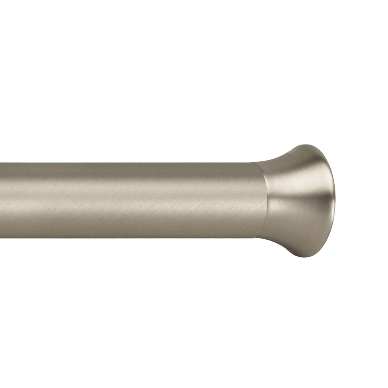 Deco Tension Rod 7/8" diameter, 36-54" length in nickel finish from Umbra