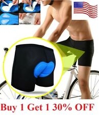 Men Women Cycling Shorts Bicycle Bike Underwear Pants With Sponge Gel 3D Padded
