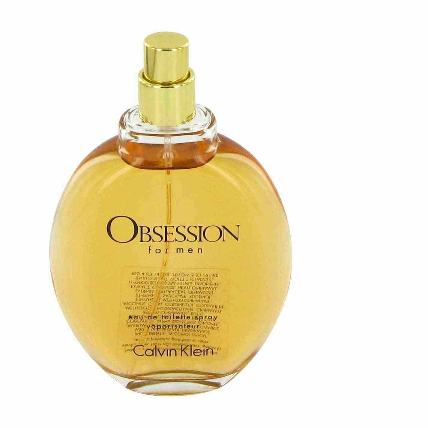 OBSESSION by Calvin Klein CK 4.0 oz edt Cologne New in Box tester