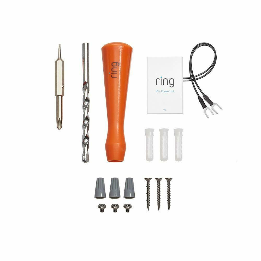Ring Video Doorbell Pro Power Kit Version 2 Spare Parts Wiring Screws Wire Nuts