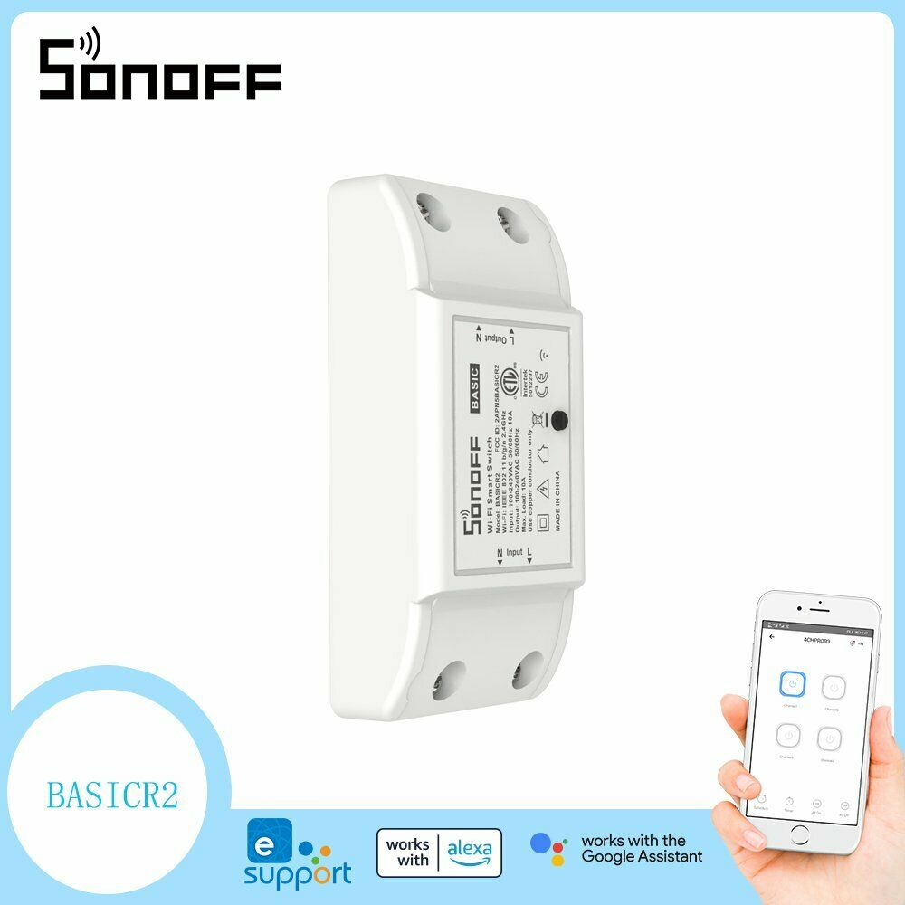 Sonoff Basic Smart Home WiFi Wireles DIY Switch Module For Apple Android Control