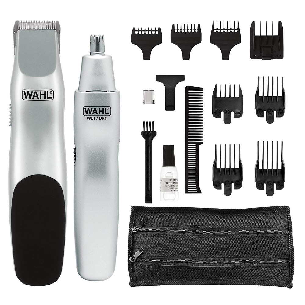 Wahl Beard Mustache Trimmer Men Grooming Ear Nose Hair Clipper Electric Shaver