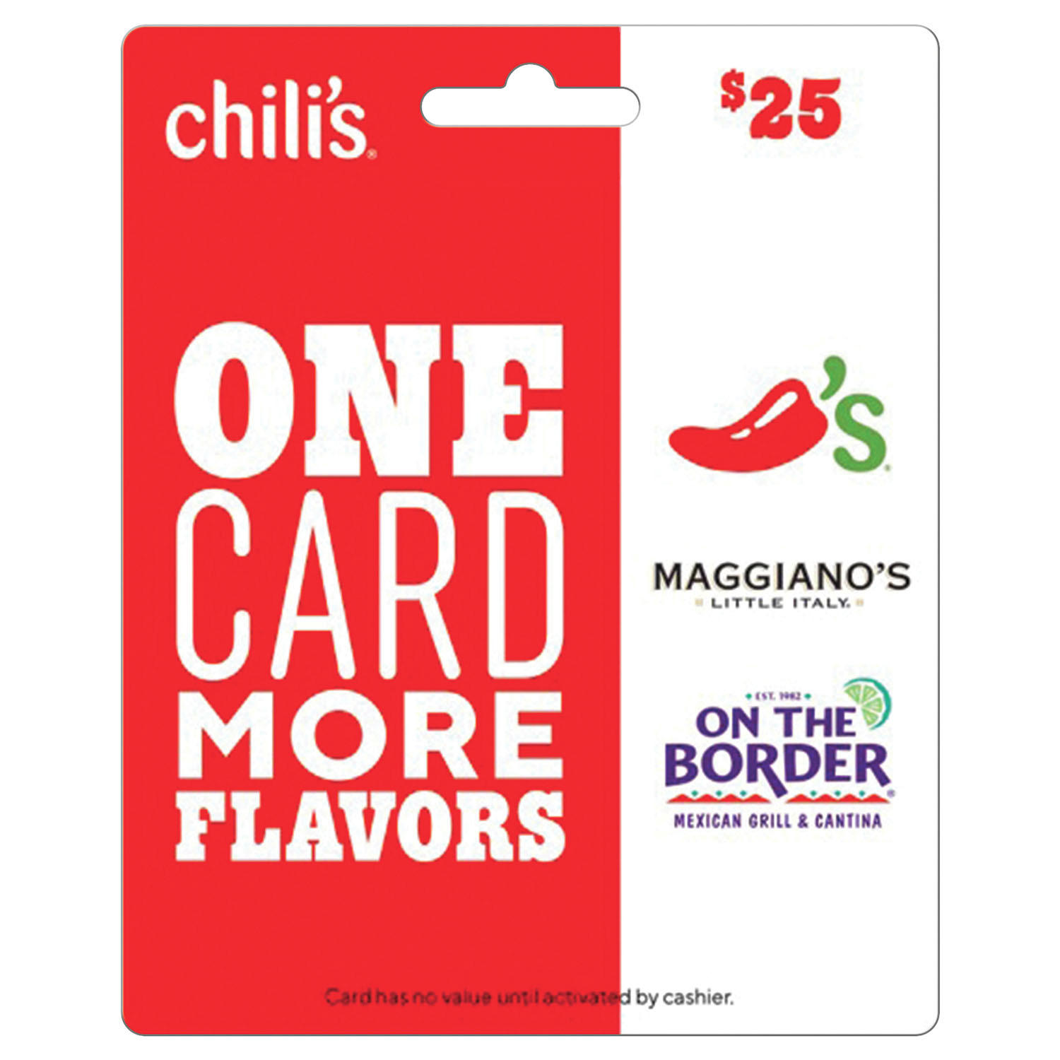 Chili's, Maggiano's, and On The Border $25 Gift Card
