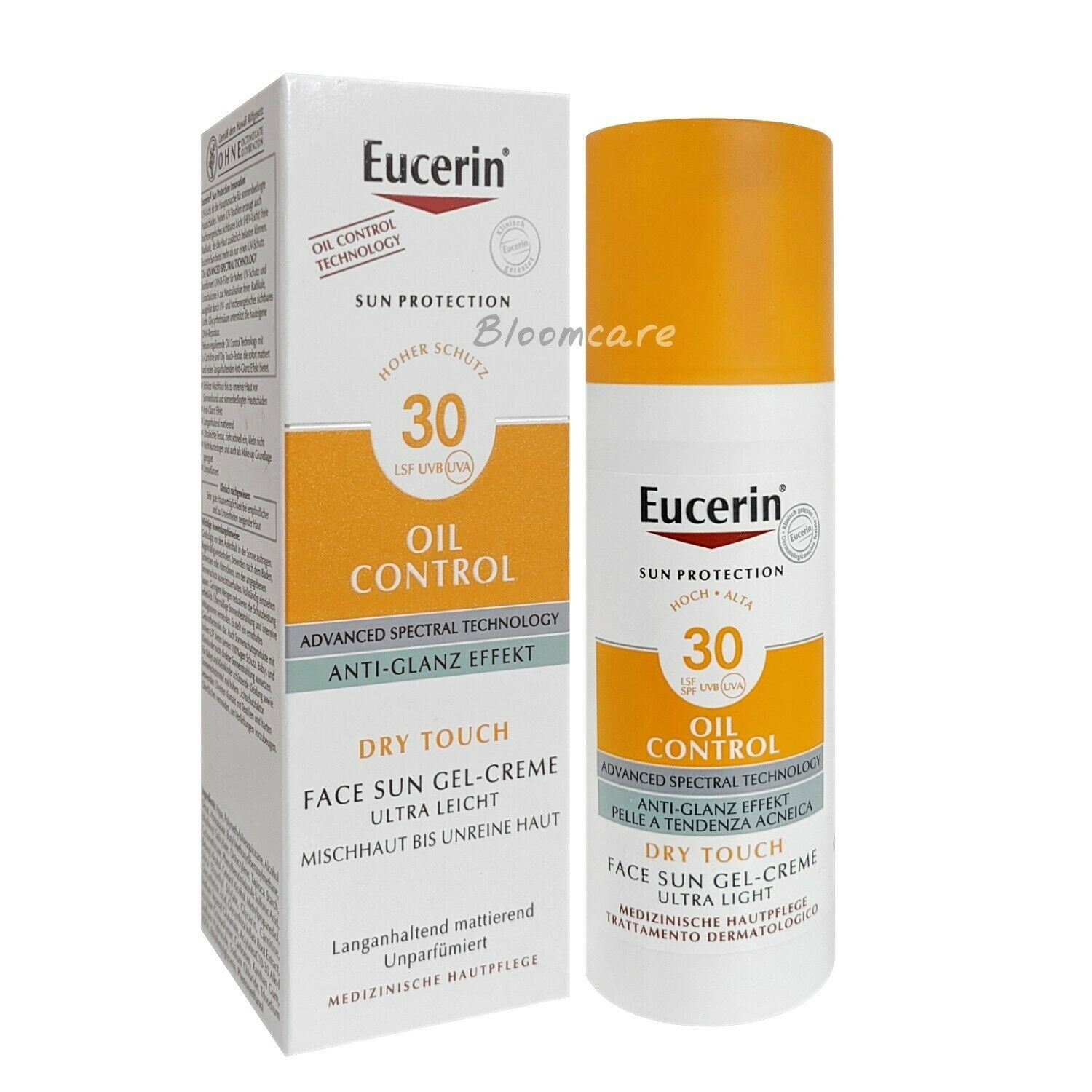 Eucerin Sun Oil Control Dry Touch SPF30+ Gel Cream Ultra Light 50ml