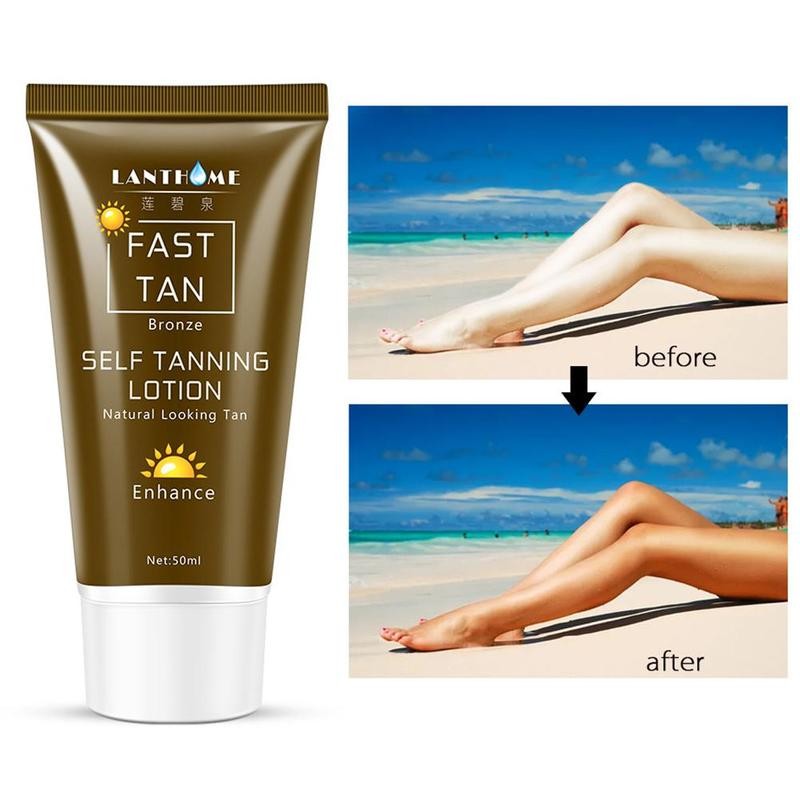 Natural Sunless Tanning Body Lotion Cream Self Tanner Organic Bronzing Nourishing Self Tanning Lotion Body Natural Tan Looking