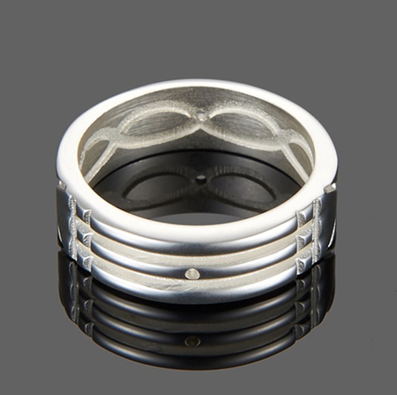 Stainless Steel Trendy Mens Rings Atlantis Rings for Women/men Engagement/Wedding Ring Jewelry